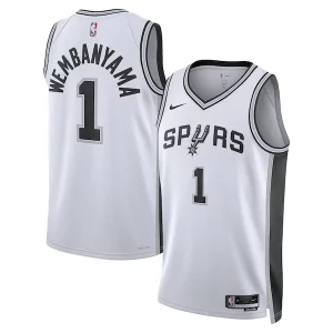 Accattivante Delizioso Victor Wembanyama San Antonio Spurs Nike Unisex Swingman Jersey Association Edition White