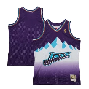 Fantastico Utah Jazz 1996 97 Hardwood Classics Swingman Jersey Purple
