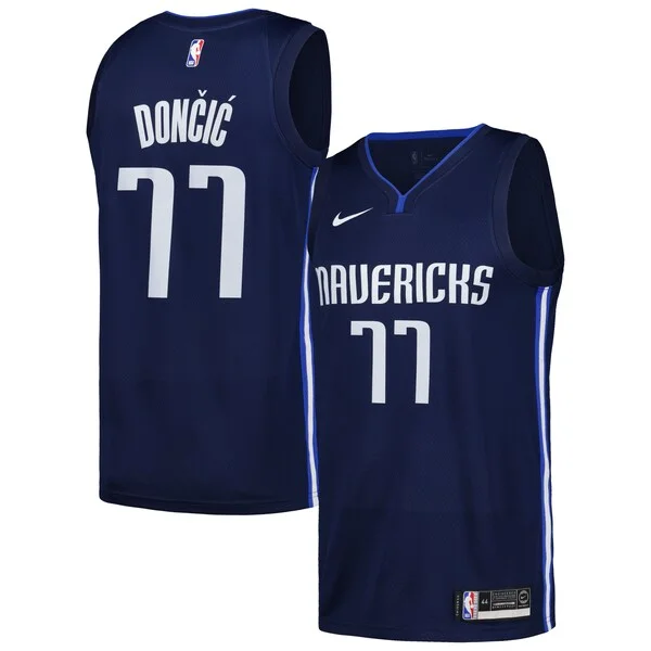 Raffinato Ottimo Eccezionale Luka Dončić Dallas Mavericks Nike Swingman Player Jersey City Edition Navy
