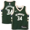 Raffinato Accattivante Trendy Giannis Antetokounmpo Milwaukee Bucks Nike Toddler Swingman Player Jersey Icon Edition Green