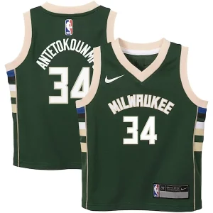 Raffinato Accattivante Trendy Giannis Antetokounmpo Milwaukee Bucks Nike Toddler Swingman Player Jersey Icon Edition Green