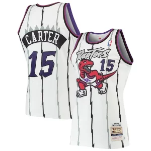 Versatile Vince Carter Toronto Raptors 1998/99 Hardwood Classics Authentic Jersey White