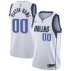 Meraviglioso Incantevole Bellissimo Dallas Mavericks Nike 2020/21 Swingman Custom Jersey Association Edition White