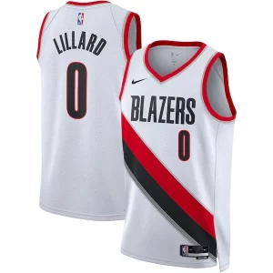 Robusto Damian Lillard Portland Trail Blazers Nike Unisex Swingman Jersey Association Edition White/Black