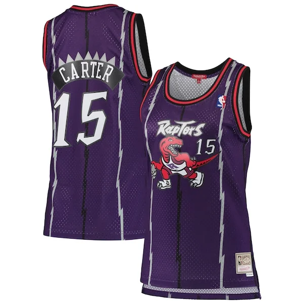 Incantevole Vince Carter Toronto Raptors Women's 1998/99 Hardwood Classics Swingman Jersey Purple