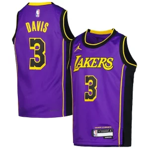 Gorgeous Delizioso Accattivante Anthony Davis Los Angeles Lakers Jordan Brand Youth Swingman Jersey Statement Edition Purple