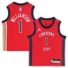Incantevole Zion Williamson New Orleans Pelicans Jordan Brand Preschool 2022/23 Replica Jersey Statement Edition Red