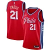 Meraviglioso Eccezionale Joel Embiid Philadelphia 76ers Jordan Brand 2020/21 Swingman Jersey Statement Edition Red