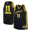 Carino Fantastico Fascinante Klay Thompson Golden State Warriors Nike Youth Swingman Replica Jersey City Edition Black