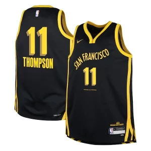 Carino Fantastico Fascinante Klay Thompson Golden State Warriors Nike Youth Swingman Replica Jersey City Edition Black
