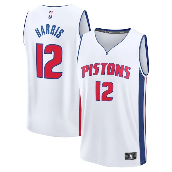 Gorgeous Magnifico Pratico Tobias Harris Detroit Pistons Fast Break Replica Player Jersey Association Edition White