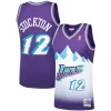Carino Incantevole Attraente John Stockton Utah Jazz Hardwood Classics Swingman Jersey Purple