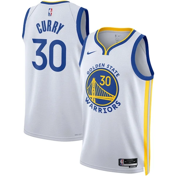 Elegante Magnifico Stephen Curry Golden State Warriors Nike Unisex Swingman Jersey Association Edition White/Royal