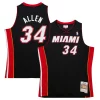 Raffinato Trendy Ray Allen Miami Heat 2012/13 Hardwood Classics Swingman Jersey Black