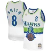 Classico Magnifico Delizioso Steve Smith Atlanta Hawks 1996 97 Hardwood Classics Reload 3.0 Swingman Jersey White