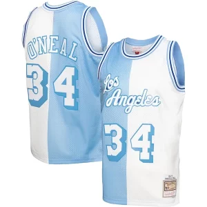 Prestigioso Resistente Bellissimo Shaquille O'Neal Los Angeles Lakers Hardwood Classics 1996/97 Split Swingman Jersey Powder Blue/White