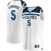Moderno Splendido Anthony Edwards Minnesota Timberwolves Youth Fast Break Replica Player Jersey Association Edition White