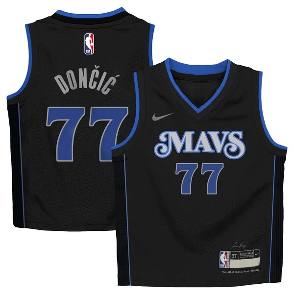 Eccezionale Sofisticato Fantastico Luka Dončić Dallas Mavericks Nike Toddler 2023/24 Swingman Replica Jersey City Edition Black