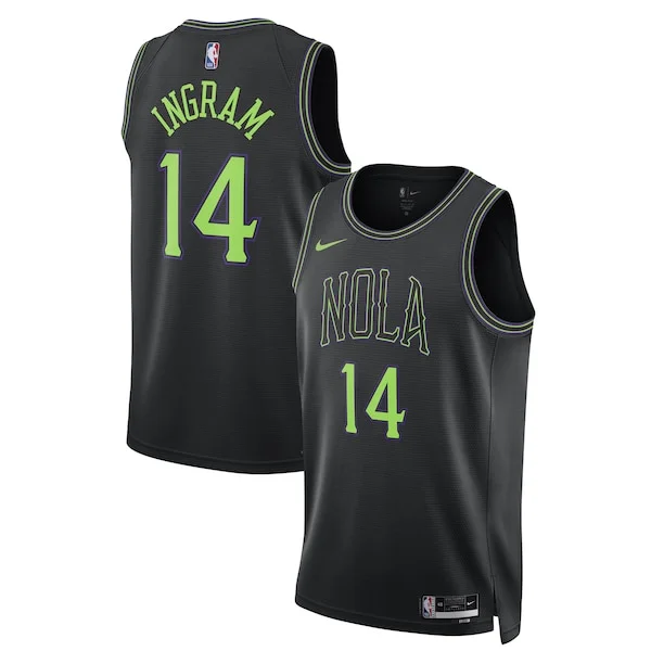 Versatile Pratico Brandon Ingram New Orleans Pelicans Nike Unisex 2023/24 Swingman Jersey Black City Edition