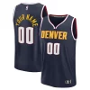 Fascinante Meraviglioso Denver Nuggets Fast Break Custom Jersey Icon Edition Navy/Blue