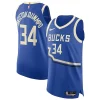 Incantevole Robusto Resistente Giannis Antetokounmpo Milwaukee Bucks Nike 2024/25 Authentic Player Jersey City Edition Royal