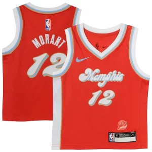 Delizioso Ja Morant Memphis Grizzlies Nike Toddler 2024/25 Swingman Player Jersey City Edition Red