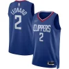 Comodo Bellissimo Lussuoso Kawhi Leonard LA Clippers Nike 2021/22 Diamond Swingman Jersey Icon Edition Royal