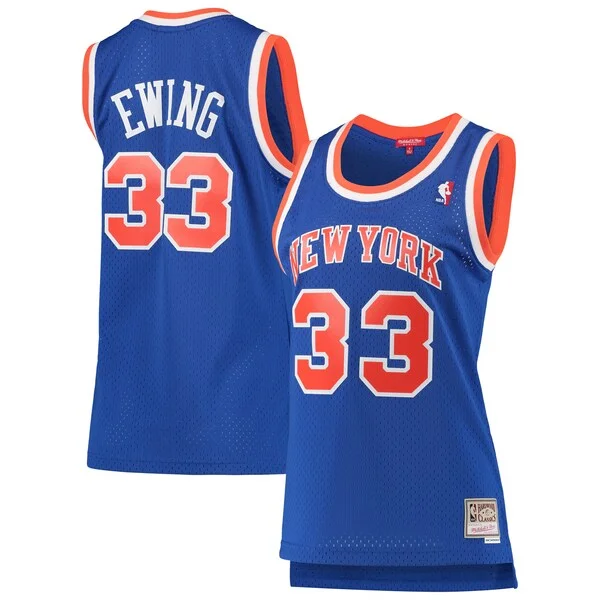 Incantevole Resistente Fantastico Patrick Ewing New York Knicks Women's 1991/92 Hardwood Classics Swingman Jersey Blue