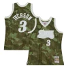 Resistente Comodo Allen Iverson Philadelphia 76ers Hardwood Classics 1997/98 Ghost Green Swingman Jersey Camo