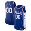 Duraturo Magnifico Fascinante Philadelphia 76ers Nike Custom Authentic Jersey Icon Edition Royal