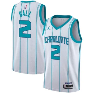 Raffinato LaMelo Ball Charlotte Hornets Jordan Brand 2020/21 Swingman Player Jersey Association Edition White