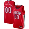 Gorgeous New Orleans Pelicans Jordan Brand Swingman Custom Jersey Statement Edition Red