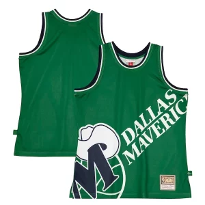Sofisticato Dallas Mavericks Hardwood Classics Blown Out Fashion Jersey Green