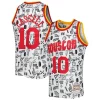 Ottimo Duraturo Fascinante Sam Cassell Houston Rockets 1993/94 Hardwood Classics Doodle Swingman Jersey White