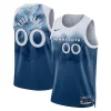 Duraturo Moderno Minnesota Timberwolves Nike Unisex 2023/24 Custom Swingman Jersey Blue City Edition