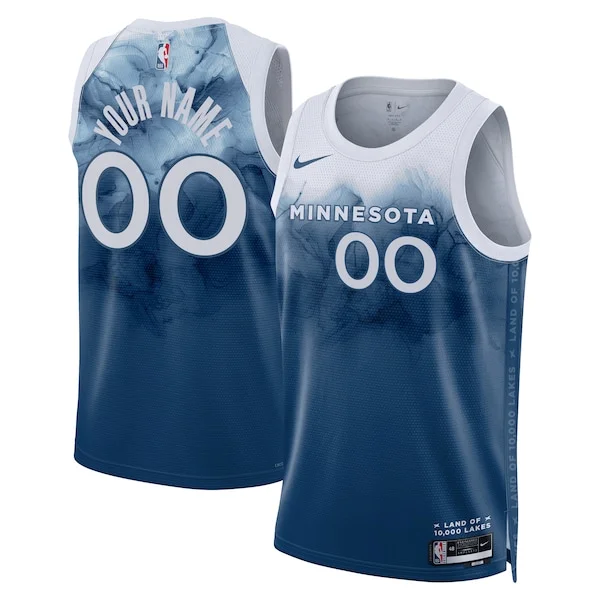 Duraturo Moderno Minnesota Timberwolves Nike Unisex 2023/24 Custom Swingman Jersey Blue City Edition