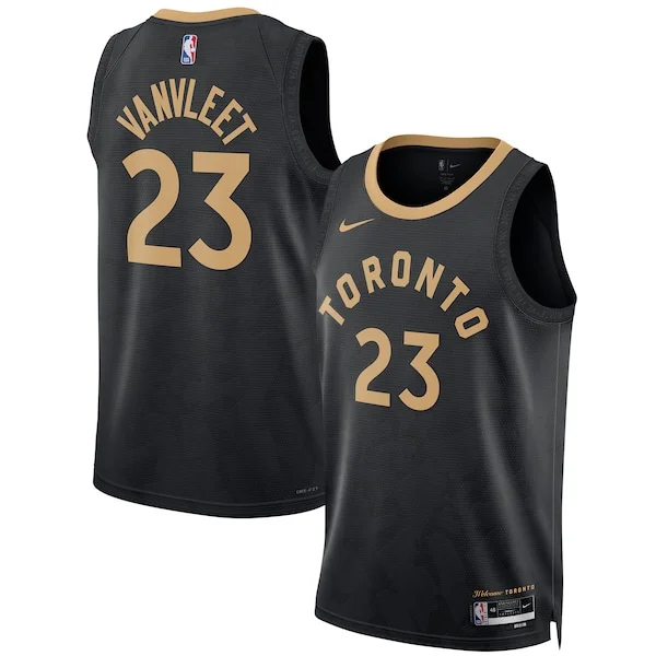 Fantastico Elegante Lussuoso Fred VanVleet Toronto Raptors Nike Unisex 2022/23 Swingman Jersey City Edition Black