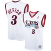 Meraviglioso Pratico Comodo Allen Iverson Philadelphia 76ers Hardwood Classics Swingman Jersey White/Royal