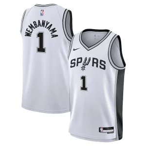 Elegante Victor Wembanyama San Antonio Spurs Nike Youth Swingman Jersey Association Edition White