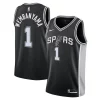Fantastico Lussuoso Victor Wembanyama San Antonio Spurs Nike Youth Swingman Jersey Icon Edition Black