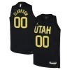 Eccezionale Jordan Clarkson Utah Jazz Jordan Brand Youth Swingman Jersey Statement Edition Black