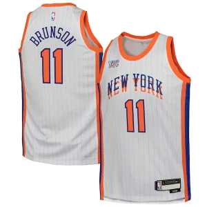 Cool Meraviglioso Sofisticato Jalen Brunson New York Knicks Nike Youth 2024/25 Swingman Player Jersey City Edition White