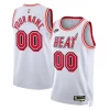 Comodo Miami Heat Nike Unisex 2022/23 Custom Swingman Jersey Classic Edition White