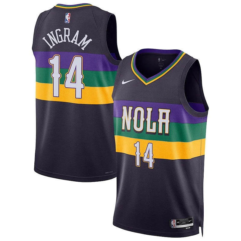 Resistente Delizioso Attraente Brandon Ingram New Orleans Pelicans Nike Unisex 2022/23 Swingman Jersey City Edition Purple