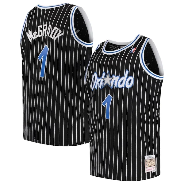 Trendy Fantastico Tracy McGrady Orlando Magic 2003/04 Big & Tall Hardwood Classics Swingman Jersey Black/Blue