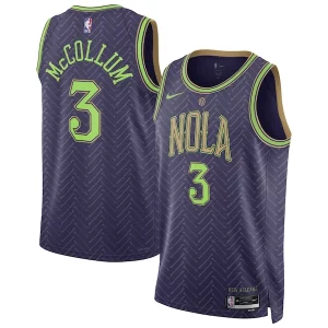 Comodo Splendido Elegante CJ McCollum New Orleans Pelicans Nike Unisex 2024/25 Swingman Player Jersey City Edition Purple