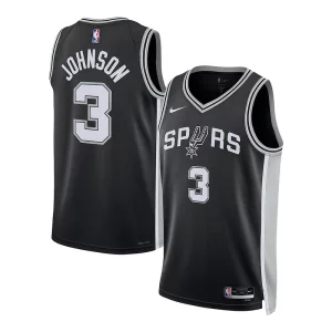 Attraente Duraturo Keldon Johnson San Antonio Spurs Nike Unisex Swingman Jersey Association Edition Black