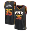 Eccezionale Trendy Accattivante Kevin Durant Phoenix Suns Fast Break Replica Player Jersey Statement Edition Black