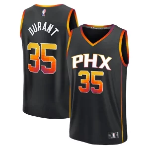 Eccezionale Trendy Accattivante Kevin Durant Phoenix Suns Fast Break Replica Player Jersey Statement Edition Black