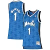 Stupendo Tracy McGrady Orlando Magic Women's 2000/01 Hardwood Classics Swingman Jersey Blue